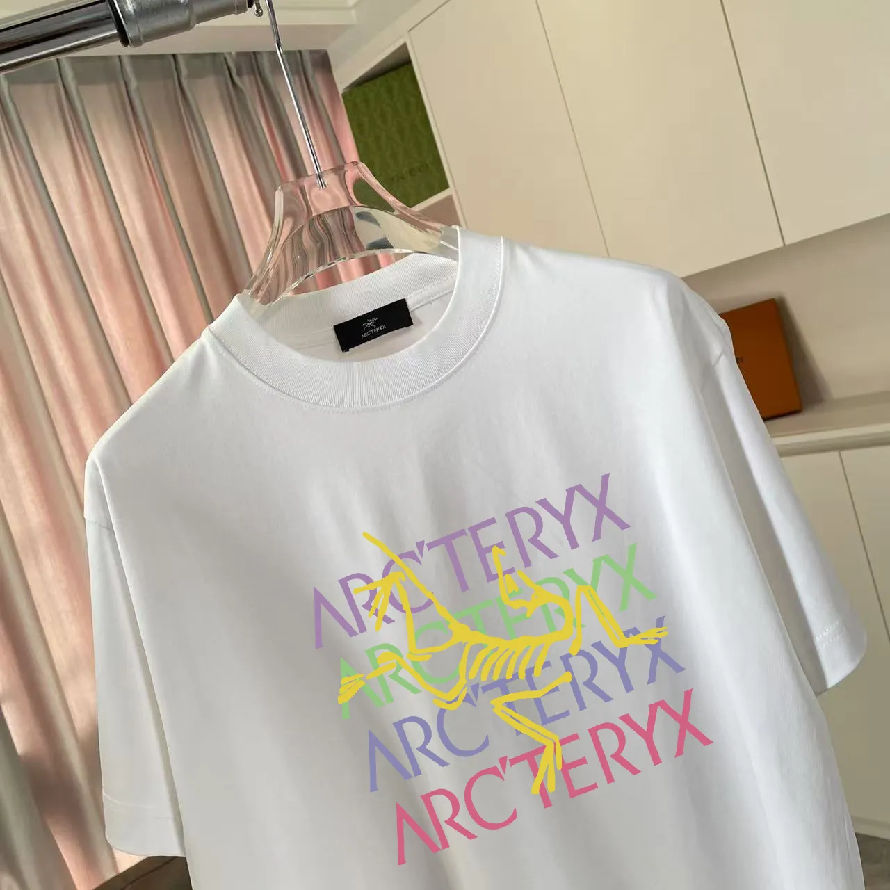 ARC'TERYX* 2025 New Arrival logo t g Same Style Size：S M L XL XXL ：Black White Red Gray